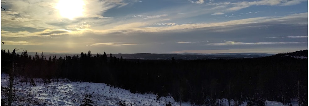 Cross country tenting in Nordmarka